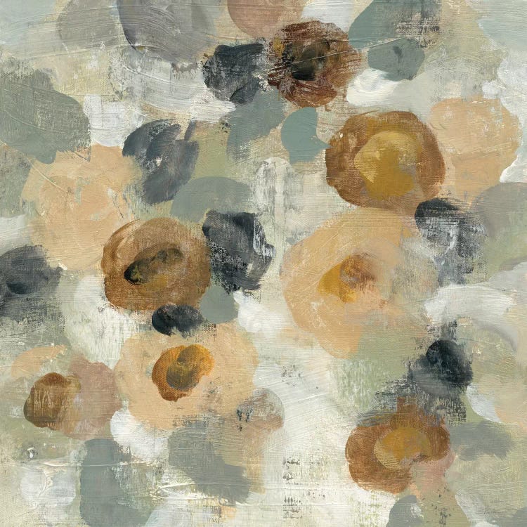 Neutral Floral Beige III by Silvia Vassileva wall art