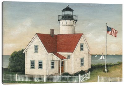 Lighthouse Keeper's House Canvas Art Print - David Carter Brown