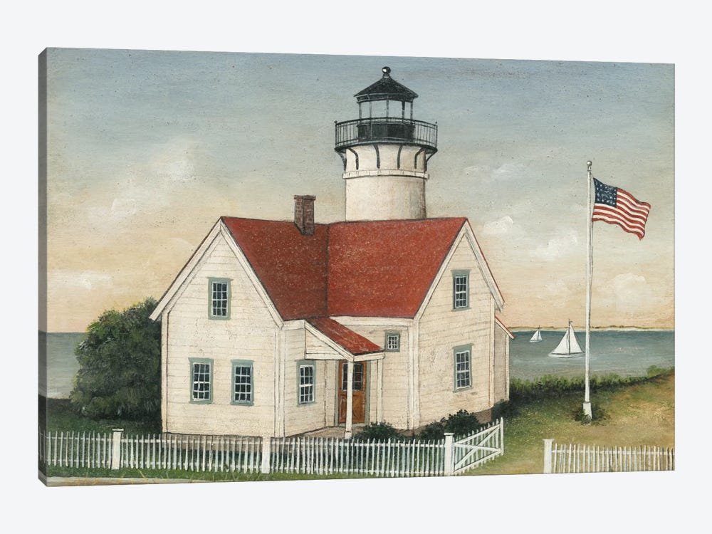 Lighthouse Keeper's House by David Carter Brown 1-piece Canvas Art