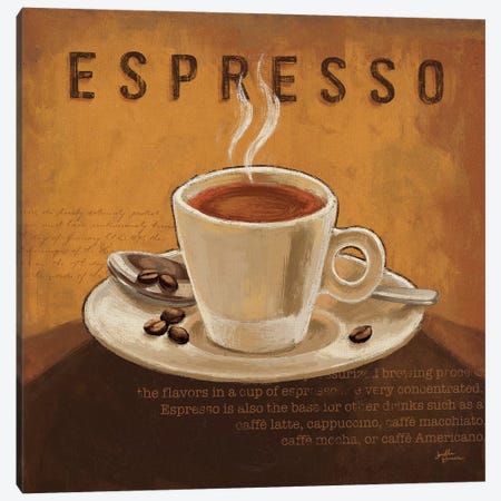 Coffee And Co. III Canvas Print #WAC5688} by Janelle Penner Canvas Artwork