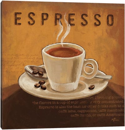 Coffee And Co. III Canvas Art Print - Janelle Penner