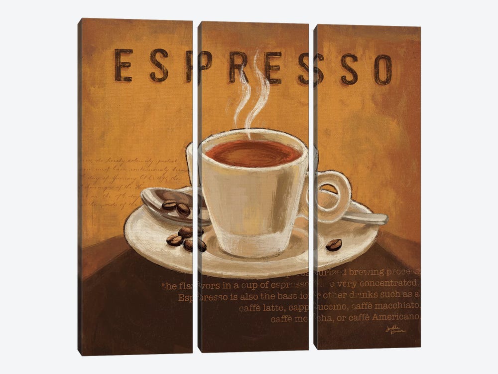 Coffee And Co. III by Janelle Penner 3-piece Canvas Artwork
