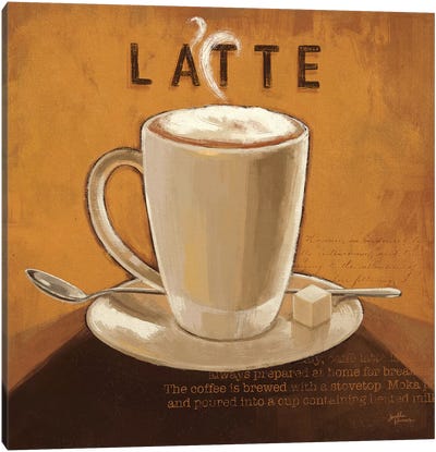 Coffee And Co. IV Canvas Art Print - Janelle Penner