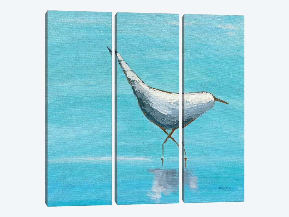 Egret I by Phyllis Adams 3-piece Canvas Print