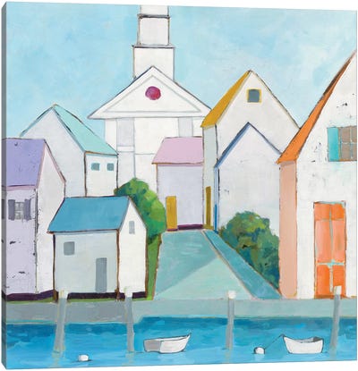 Harbor Town III Canvas Art Print