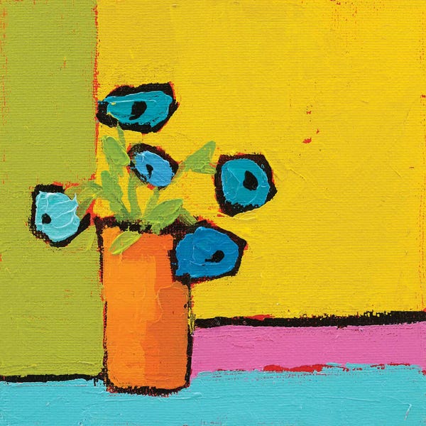 Phyllis Adams: Orange Vase by Phyllis Adams