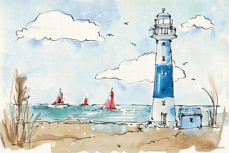 Coastal Life II by Anne Tavoletti wall art