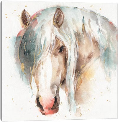 Farm Friends VI Canvas Art Print - Horse Art