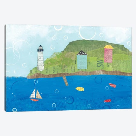 Coastal Harbor I Canvas Print #WAC5792} by Courtney Prahl Canvas Wall Art