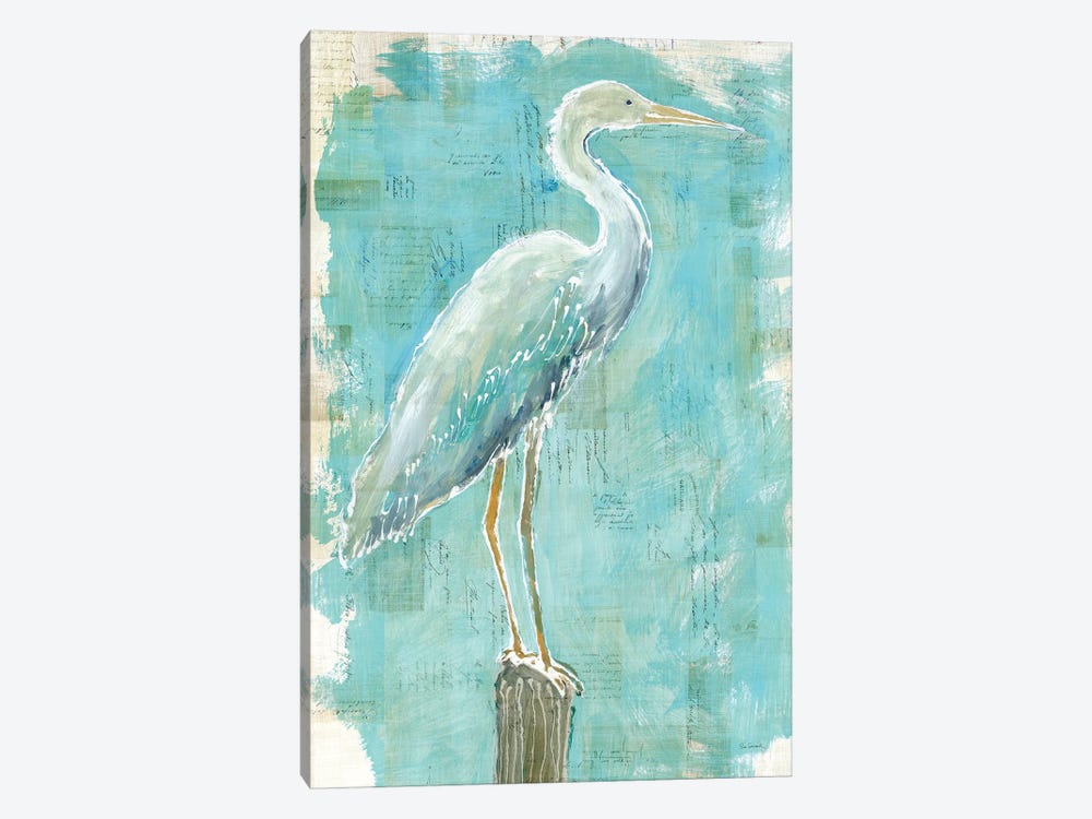 Coastal Egret I by Sue Schlabach 1-piece Canvas Art