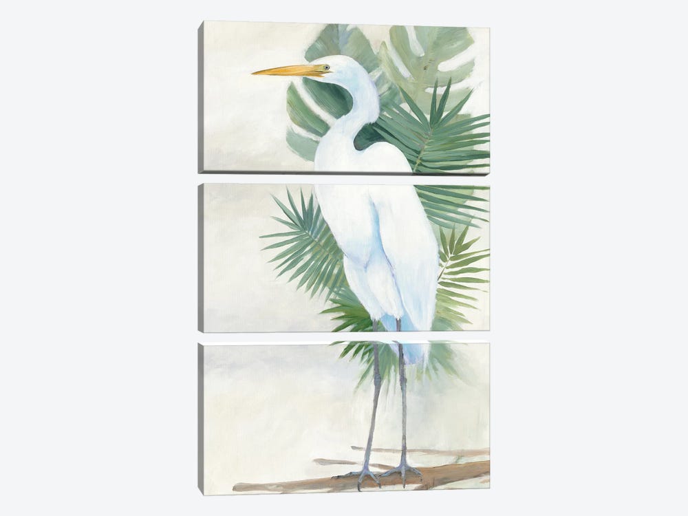 Standing Egret II by Avery Tillmon 3-piece Art Print
