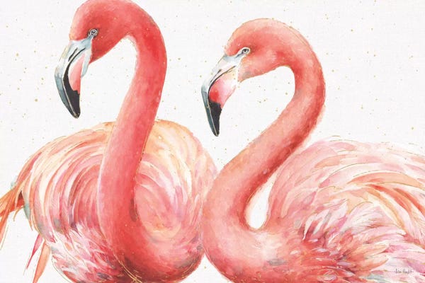 Flamingos: Gracefully Pink I by Lisa Audit