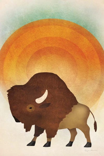 Bison & Buffaloes: Blazing Sun Bison by Ryan Fowler