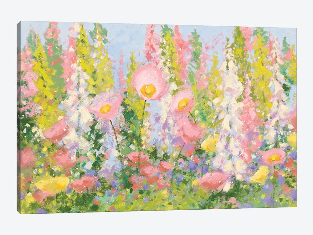 Garden Pastels I by Shirley Novak 1-piece Canvas Wall Art
