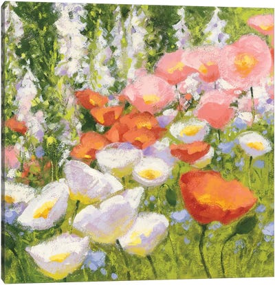Garden Pastels II Canvas Art Print - Shirley Novak