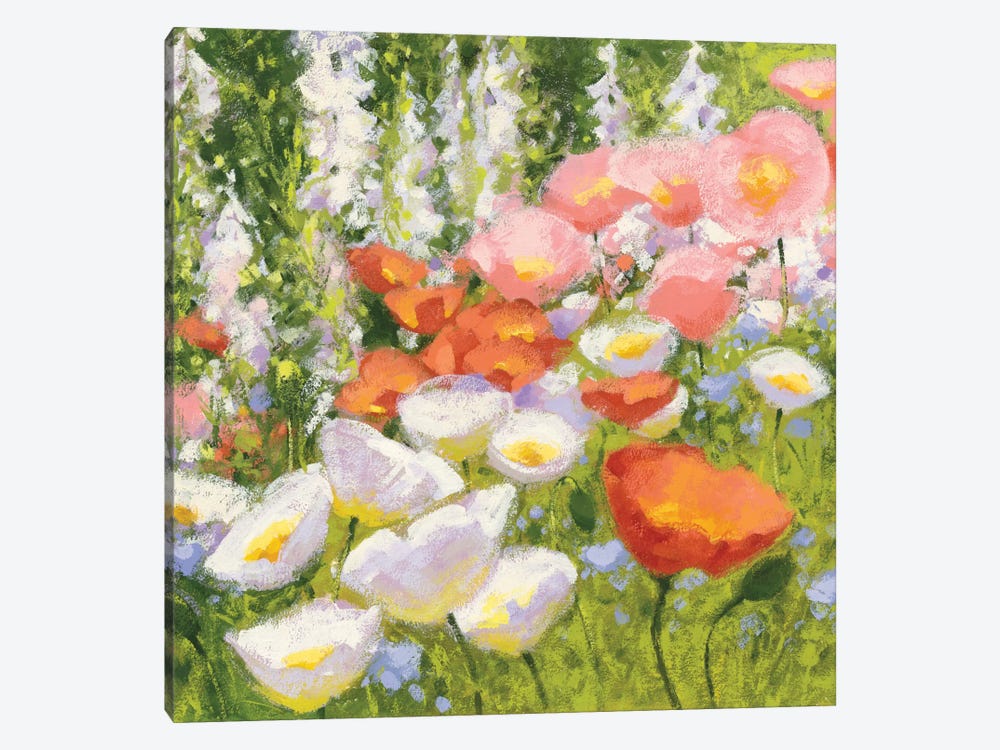 Garden Pastels II by Shirley Novak 1-piece Canvas Wall Art