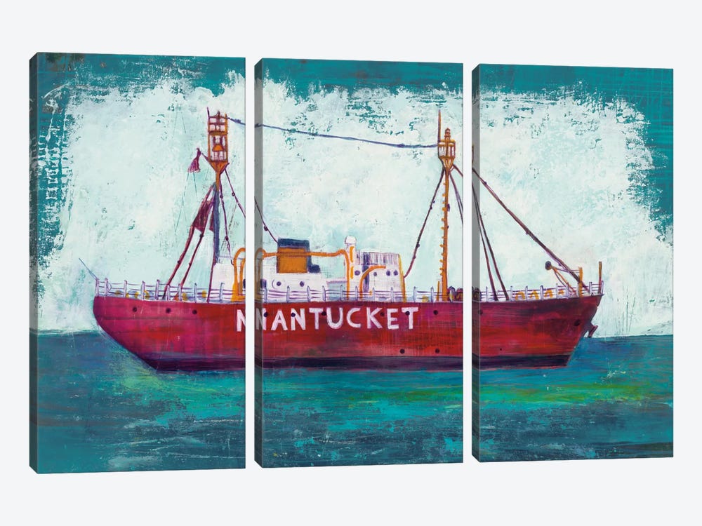 Nantucket Lightship 3-piece Art Print