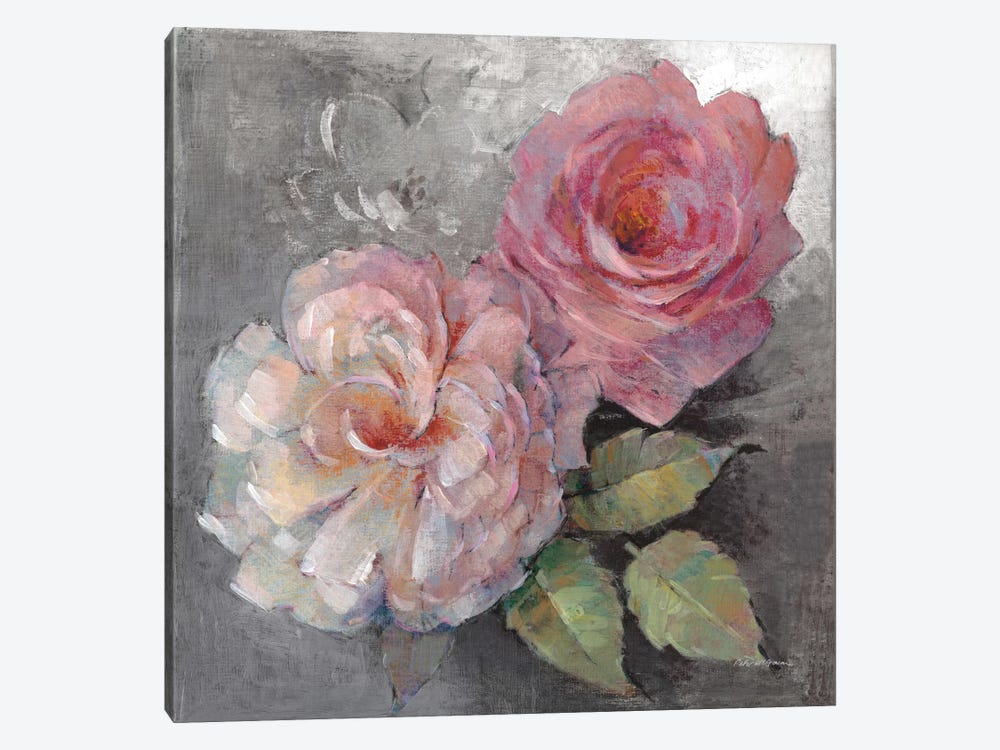 Roses On Gray I by Peter McGowan 1-piece Art Print