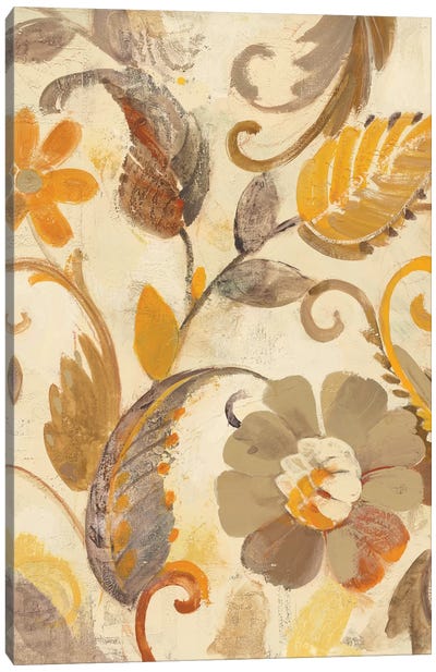 Detail Of Left Side, Autumn Garden Canvas Art Print - Paisley