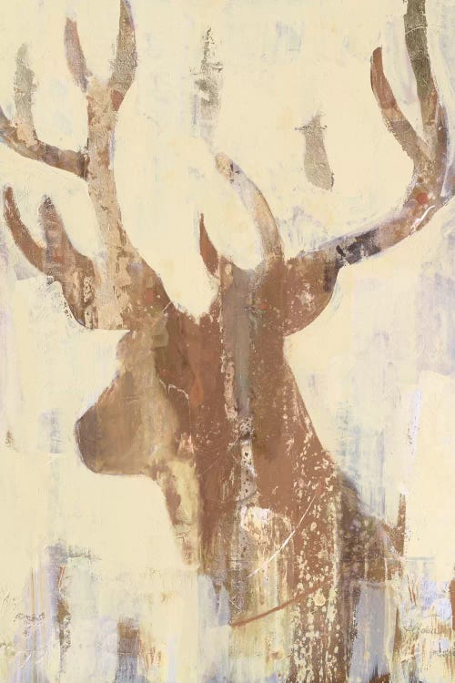 Golden Antlers II by Albena Hristova wall art