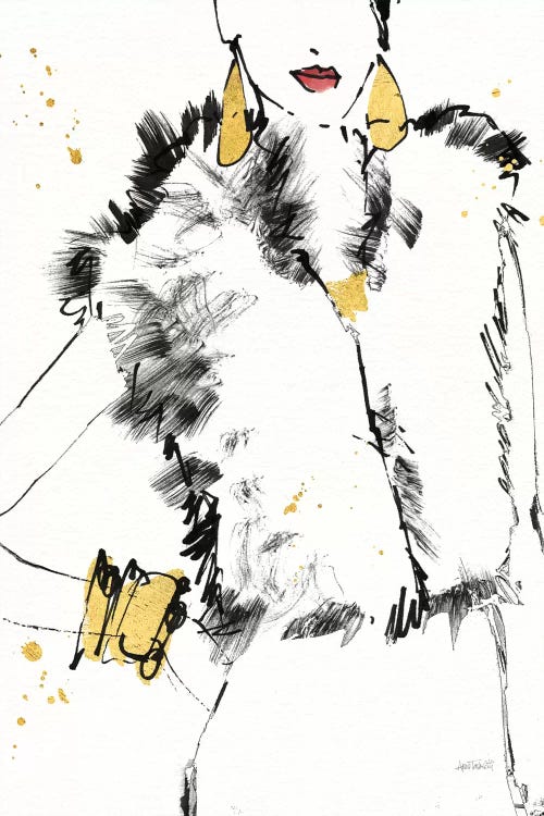 Fashion Strokes IV by Anne Tavoletti wall art