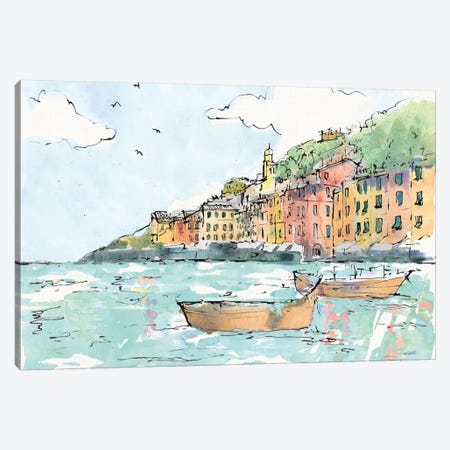 Portofino I Canvas Print #WAC6020} by Anne Tavoletti Canvas Wall Art