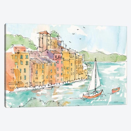 Portofino II Canvas Print #WAC6021} by Anne Tavoletti Canvas Artwork