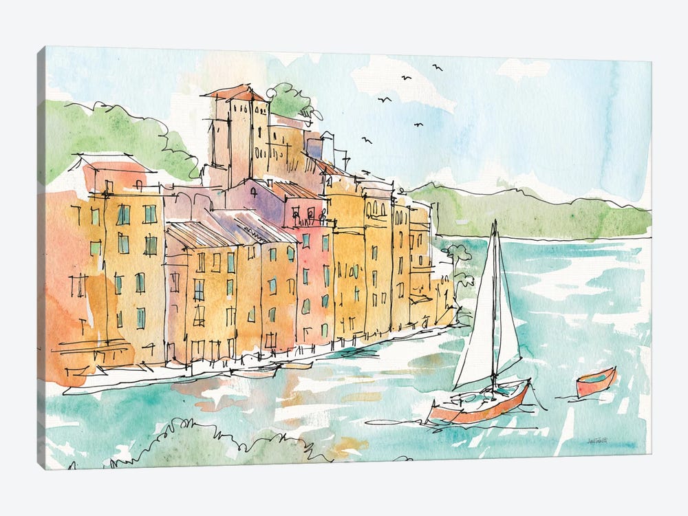 Portofino II by Anne Tavoletti 1-piece Art Print