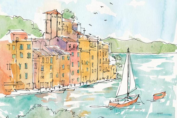 Anne Tavoletti: Portofino II by Anne Tavoletti