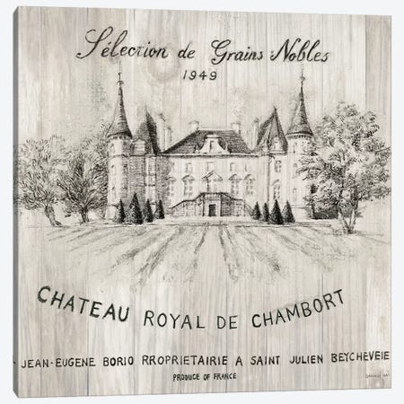 Chateau Chambort On Wood Canvas Print #WAC6030} by Danhui Nai Canvas Print