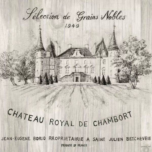 Wine: Chateau Chambort On Wood by Danhui Nai