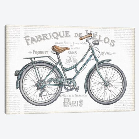 Bicycles I Canvas Print #WAC6040} by Daphne Brissonnet Canvas Wall Art