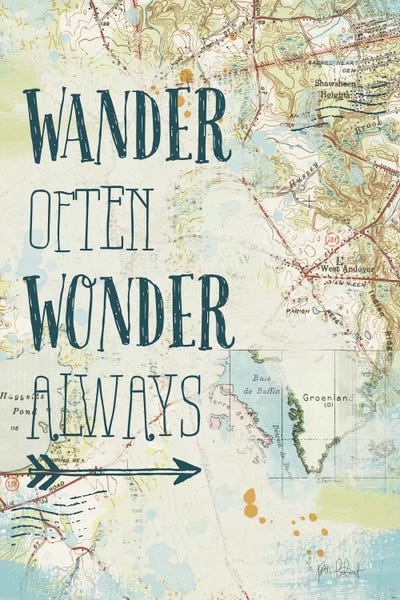 Map Sentiments V by Katie Pertiet art print