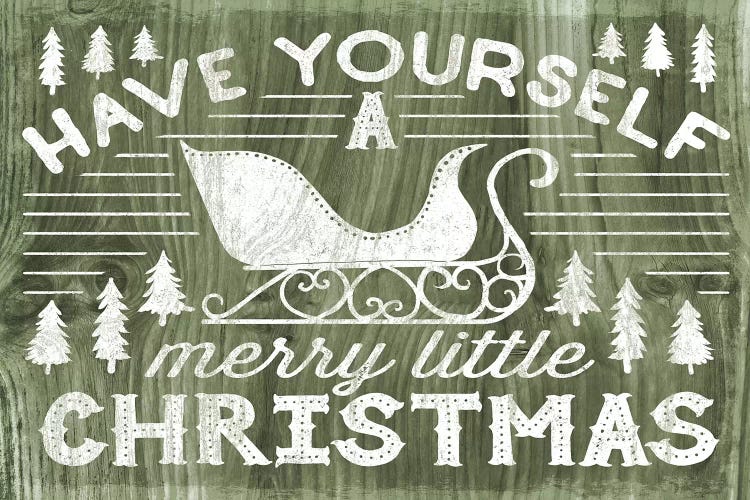 Rustic Holiday II by Laura Marshall wall art