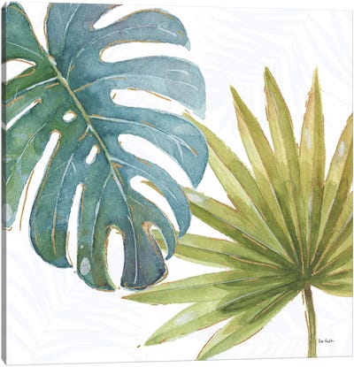 Tropical Blush VIII Canvas Art Print - Monstera Art
