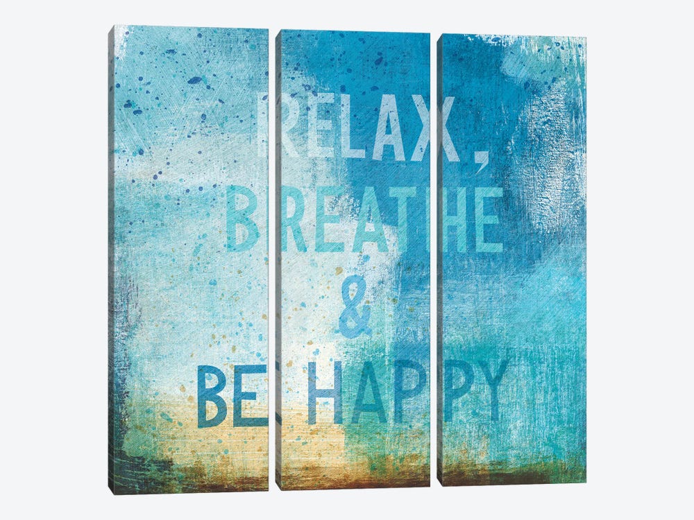 Beachscape Abstract I by Michael Mullan 3-piece Canvas Art
