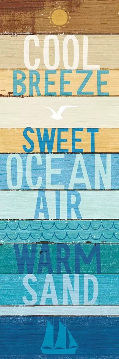 Beachscape Inspiration II by Michael Mullan acrylic art print