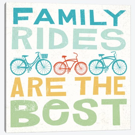 Family Rides Are The Best I Canvas Print #WAC6244} by Michael Mullan Canvas Art Print