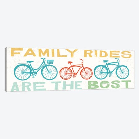 Family Rides Are The Best II Canvas Print #WAC6245} by Michael Mullan Canvas Art Print
