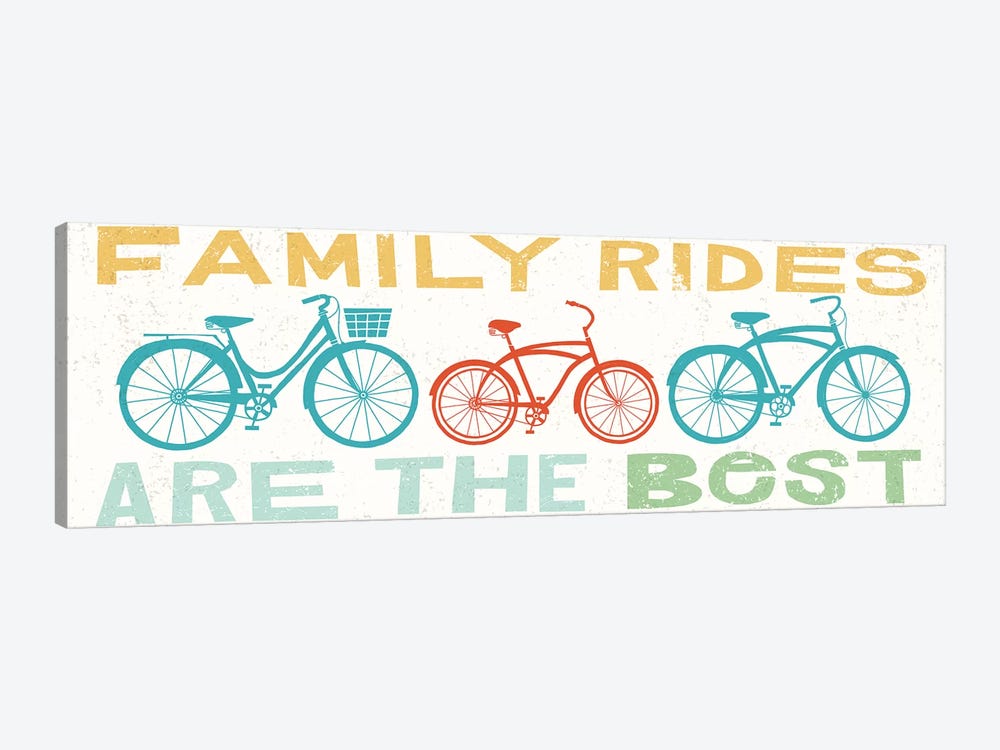 Family Rides Are The Best II 1-piece Canvas Wall Art