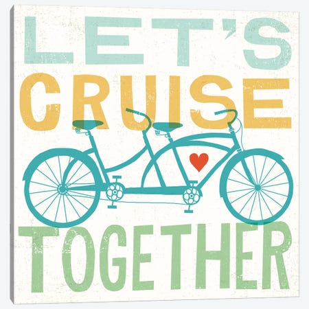 Let's Cruise Together I Canvas Print #WAC6246} by Michael Mullan Art Print