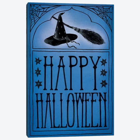 Happy Halloween Canvas Print #WAC6285} by Sara Zieve Miller Canvas Art Print