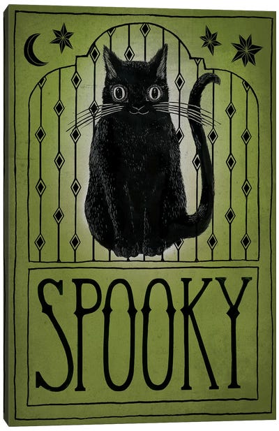 Spooky Canvas Art Print