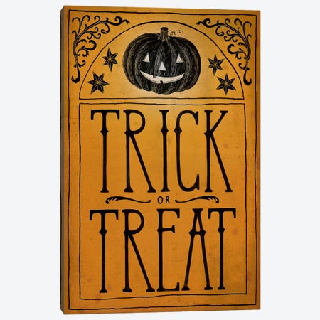 Trick Or Treat Canvas Print #WAC6287} by Sara Zieve Miller Canvas Print
