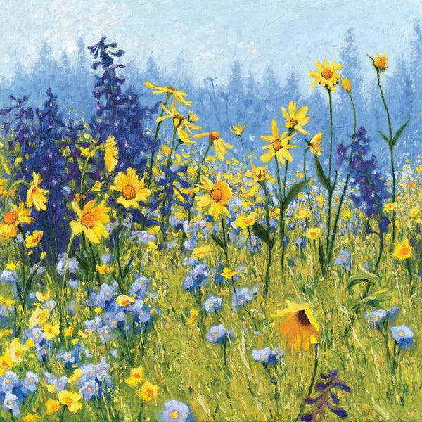 Floral & Botanical: Joyful In July III by Shirley Novak