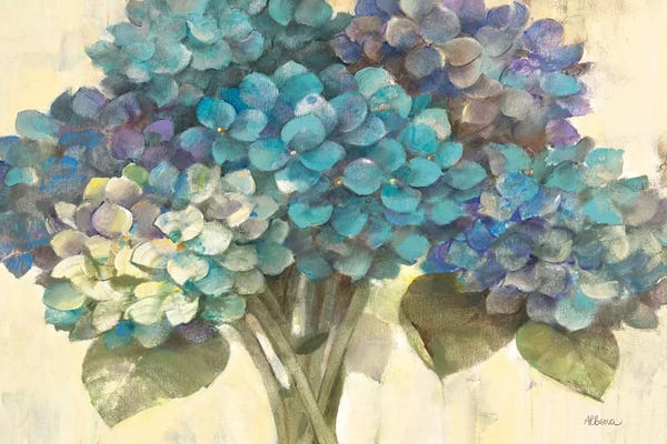 Hydrangeas: Turquoise Hydrangea by Albena Hristova