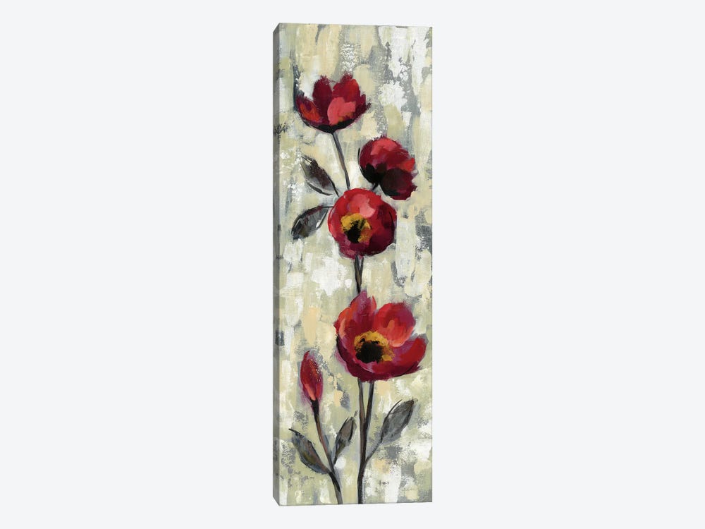 Simple Red Floral I 1-piece Canvas Artwork
