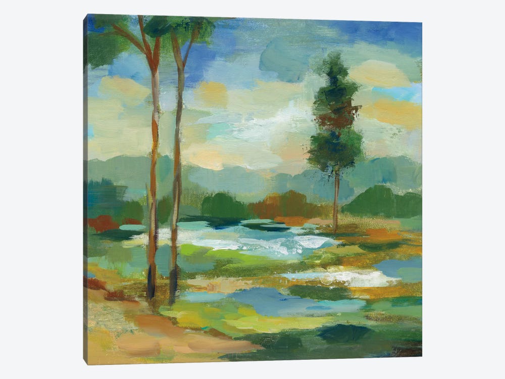 Early Spring Landscape I 1-piece Canvas Print