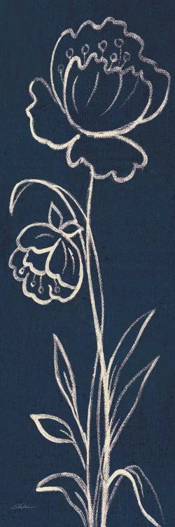 Indigo Floral II by Silvia Vassileva wall art