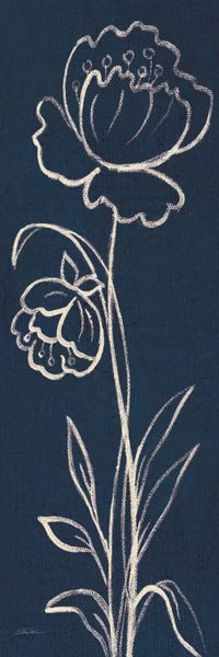 Silvia Vassileva: Indigo Floral II by Silvia Vassileva